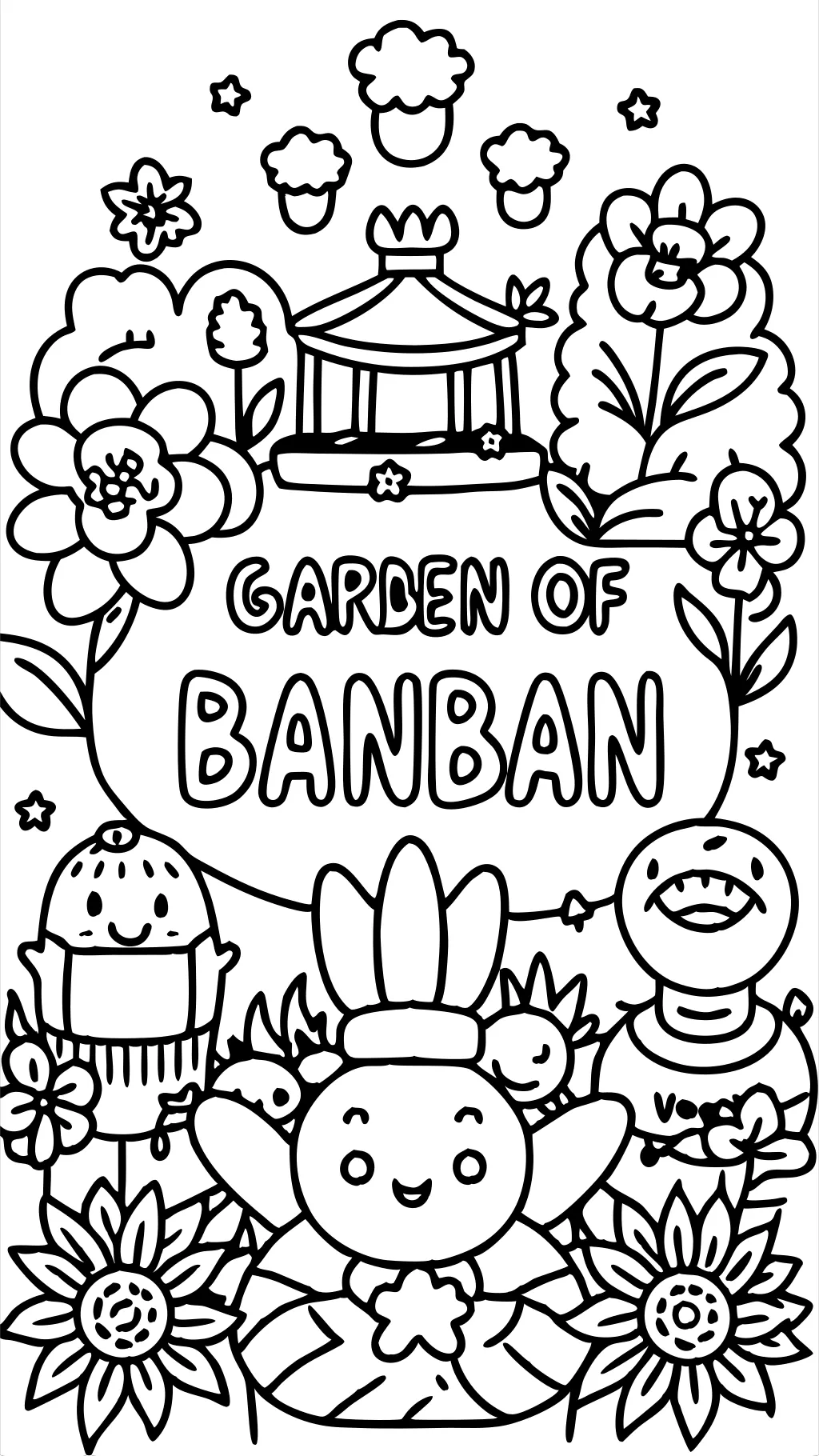 Garten de Banban 7 coloriage